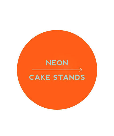 Neon Cake Stand