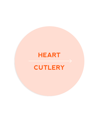 Heart cutlery