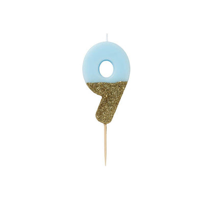 Pastel Number Candles