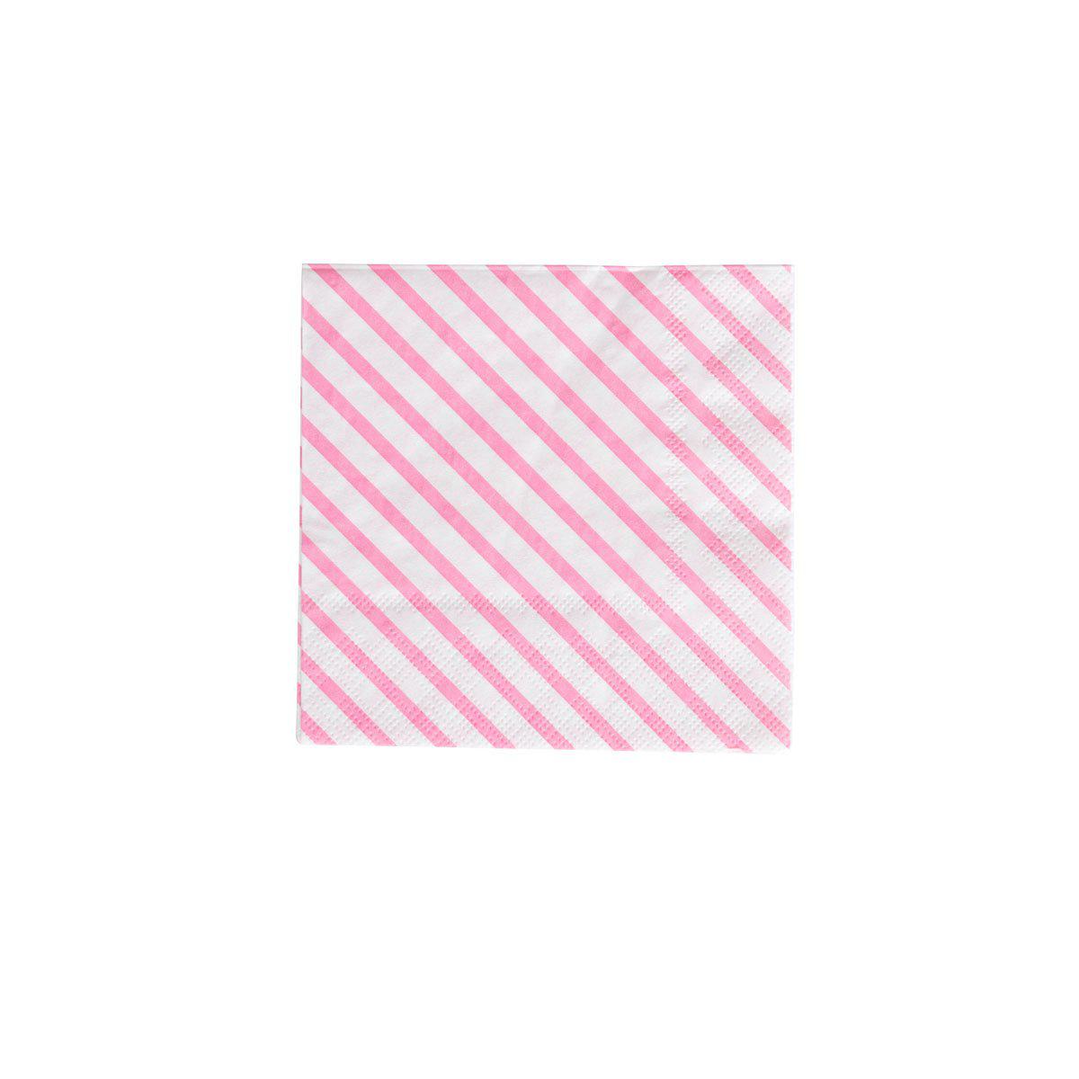 Oh Happy Day Stripes Napkins (Cocktail)