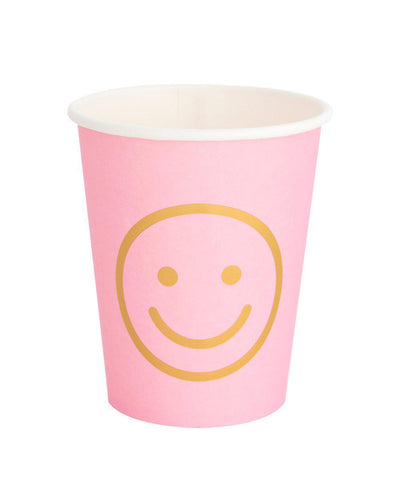 Oh Happy Day Blush Smiley Cups