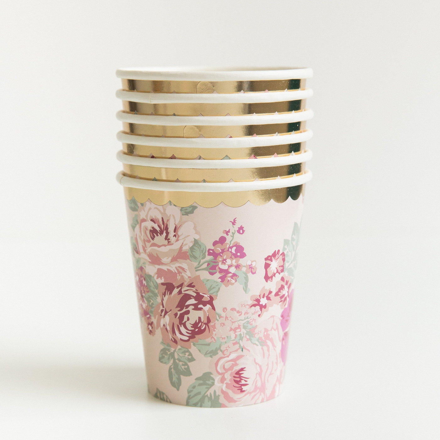Pink Garden Floral Cup