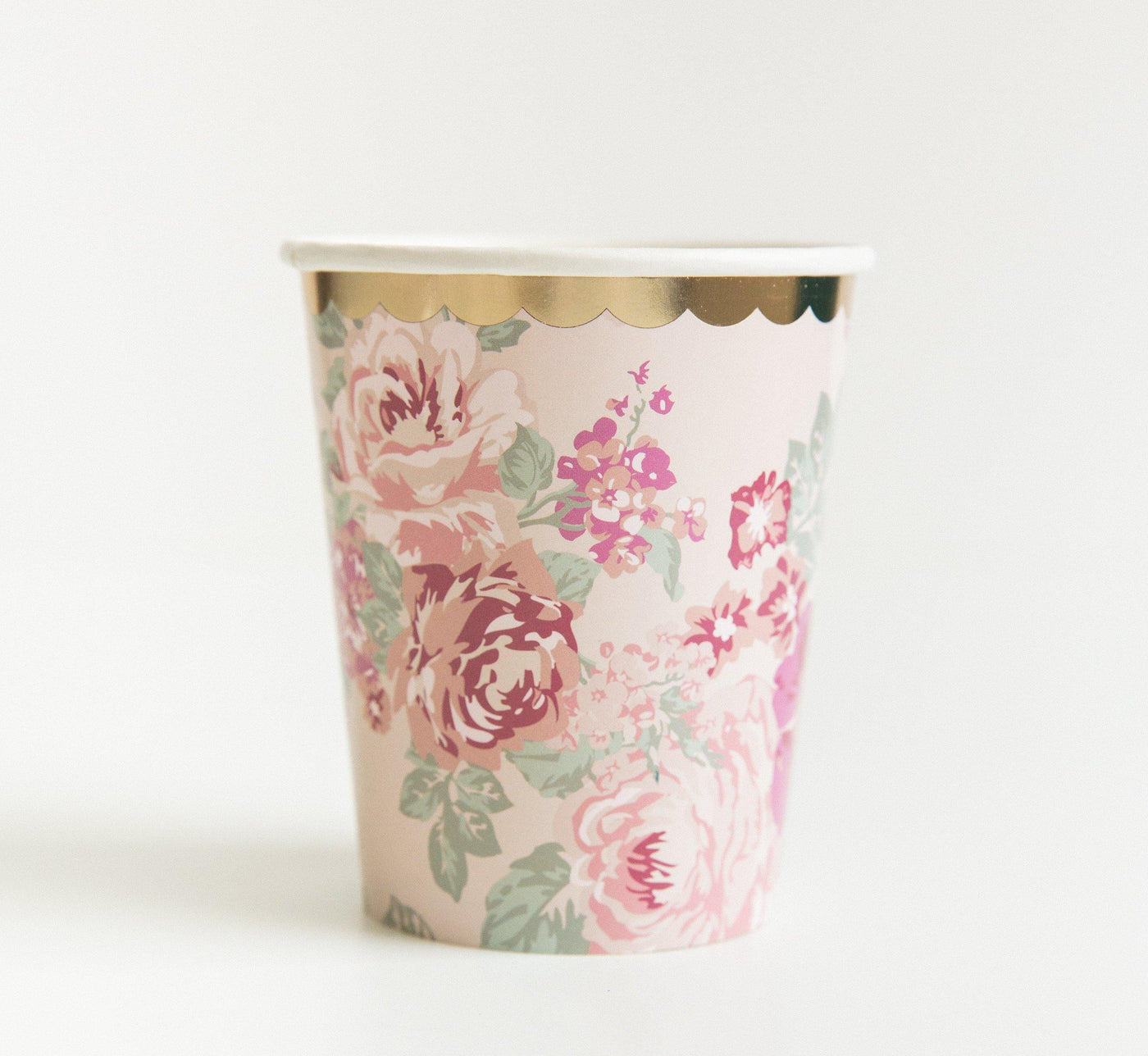 Pink Garden Floral Cup